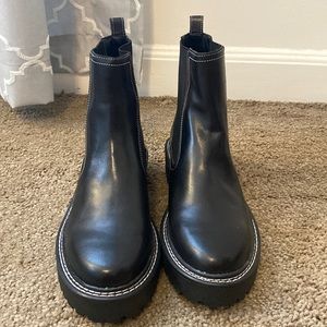 Black Calvin Klein boots